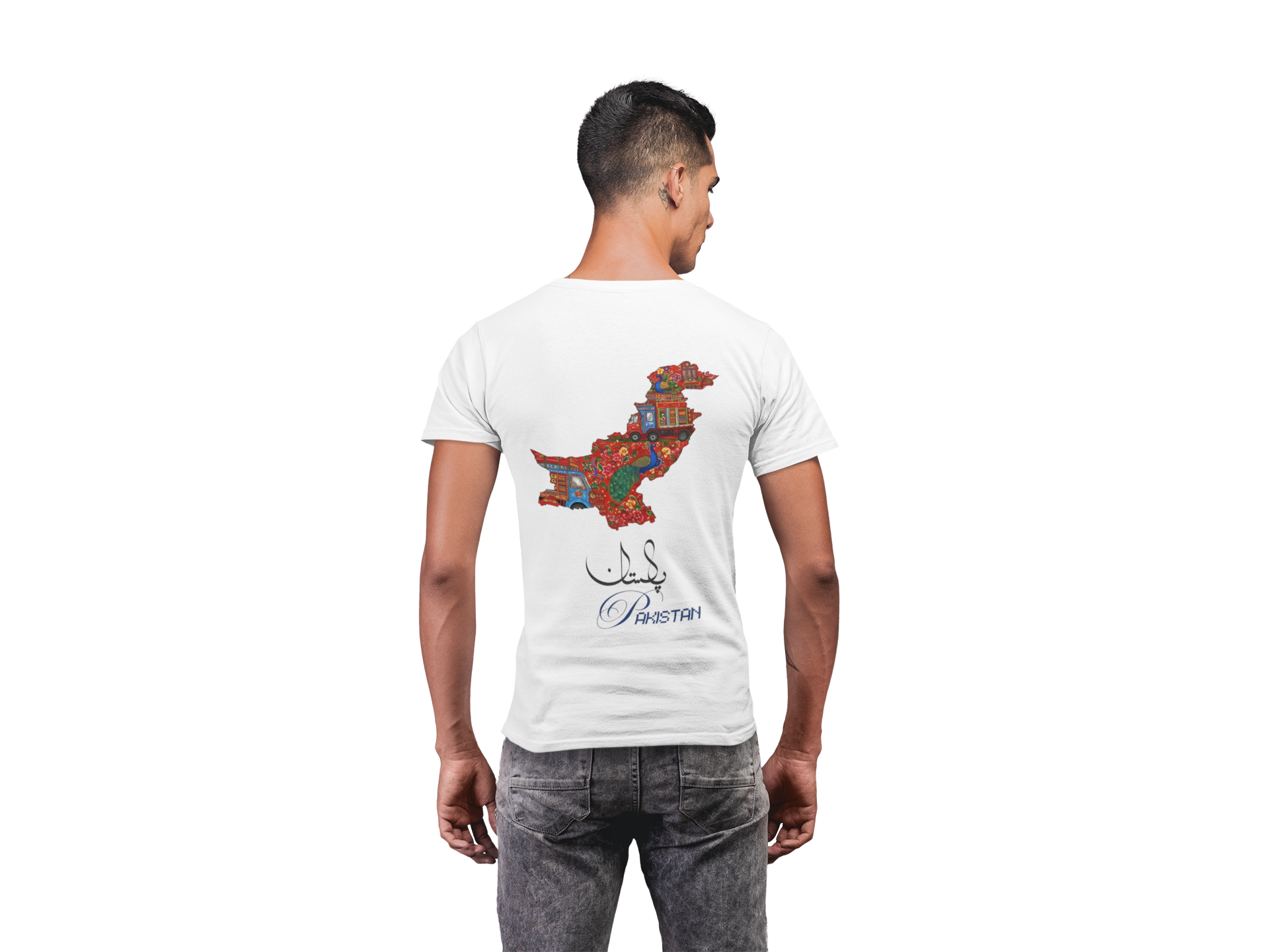 Pakistan Truck Art Vibe Tee White – Rrangg streetwear Dubai