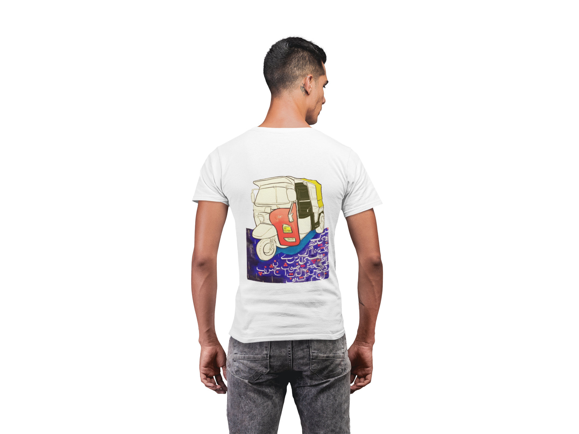 Rickshaw Diaries Tee White – Rrangg streetwear Dubai