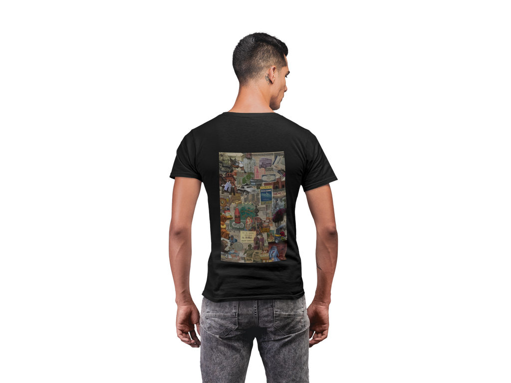 Karachi Chaos Collage Tee Black – Rrangg streetwear Dubai