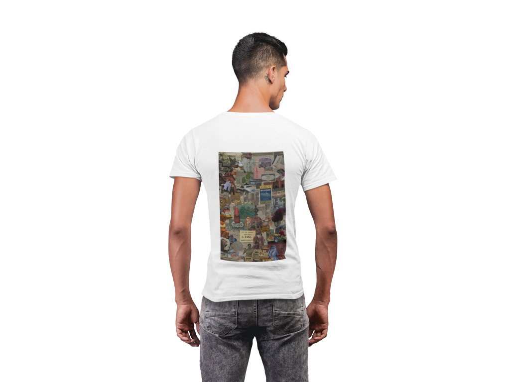 Karachi Chaos Collage Tee White – Rrangg streetwear Dubai