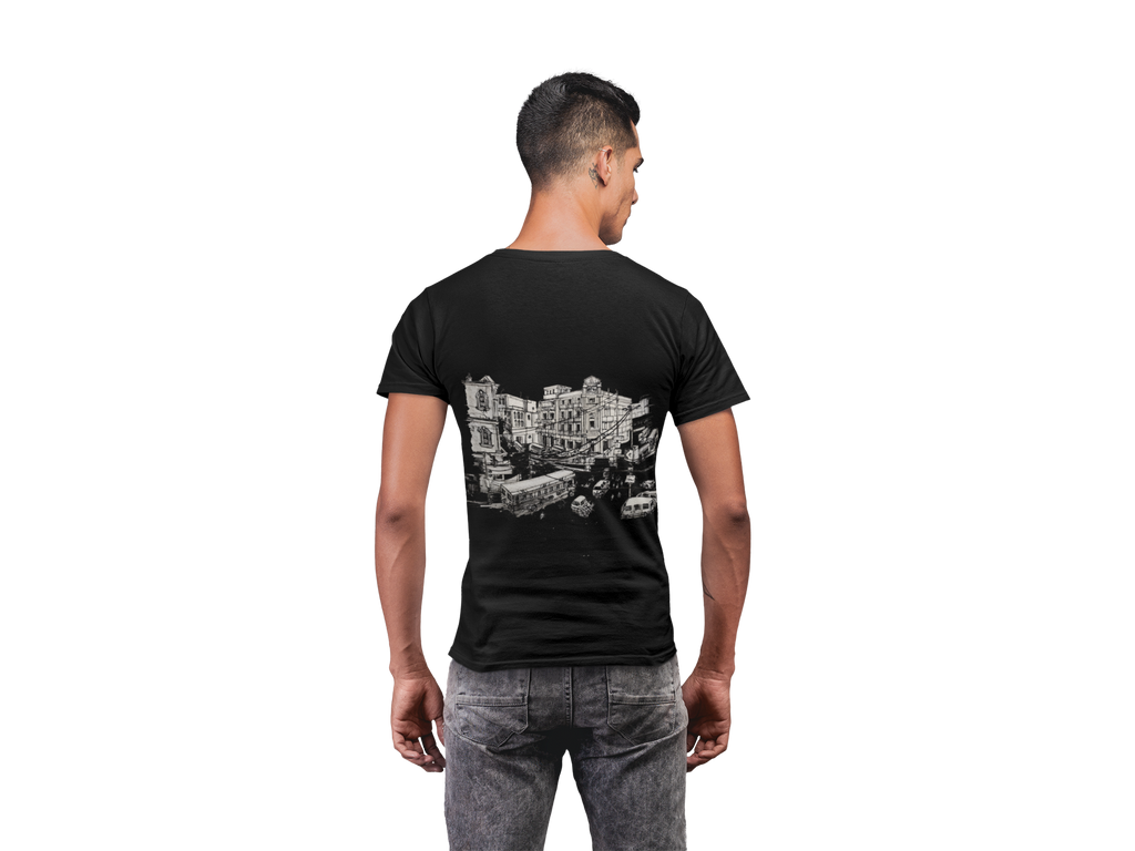 Karachi Vintage Street Tee Black – Rrangg streetwear Dubai