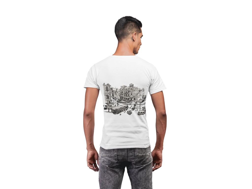 Karachi Vintage Street Tee White – Rrangg streetwear Dubai