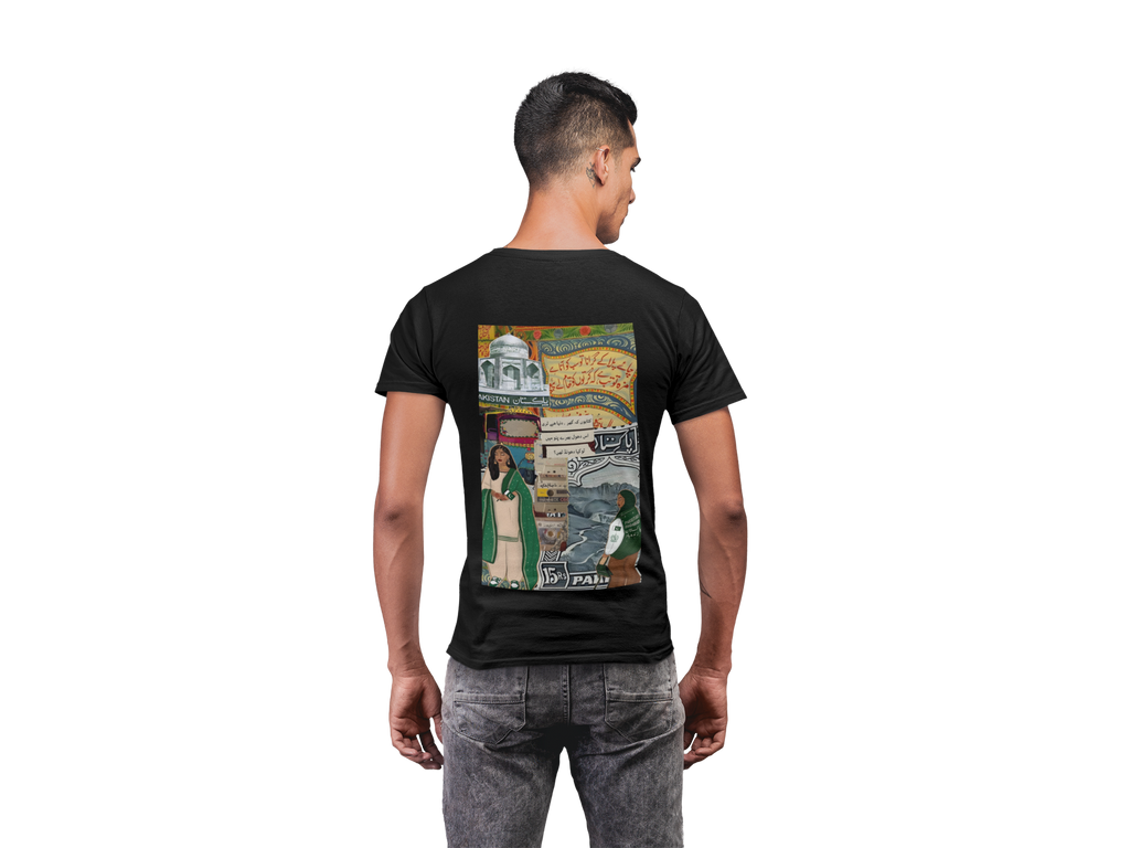 Pakistan Poster Art Tee Black – Rrangg streetwear Dubai