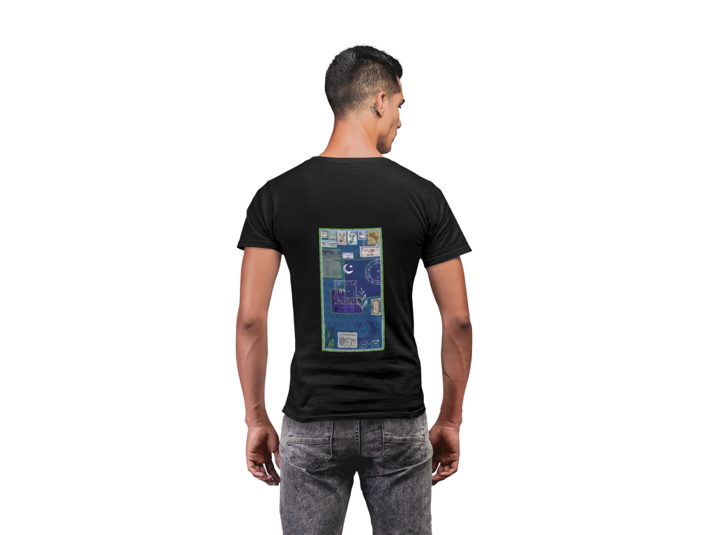 Pakistan Vintage Stamp Tee Black – Rrangg streetwear Dubai